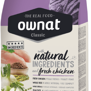 Ownat (Овнат) Classic Cat Adult Sterilized сухий корм з куркою для стерилізованих і кастрованих котів 4 кг