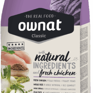 Сухий корм Ownat (Овнат) Classic Adult Sterilized (Cat) з куркою 300 г для стерилізованих і кастрованих котів