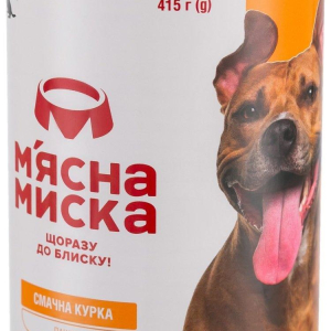 "Pet Chef"-М'ясна миска паштет курка для дорослих собак, 415 г