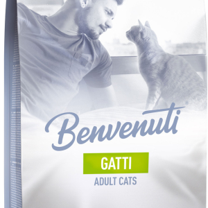 Корм для дорослих котів Бенвенуті Benvenuti Gatti з лососем 3 кг