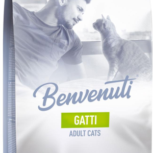 Корм для дорослих котів Бенвенуті Benvenuti Gatti з лососем 14 кг
