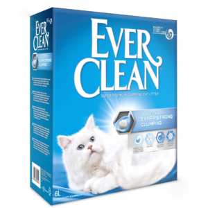 Ever Clean Наповнювач для котячого туалету Екстра сила без запаху 6 л