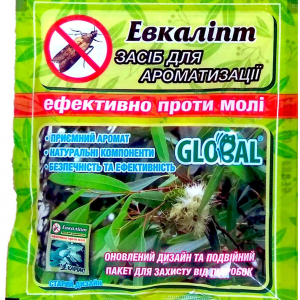 Таблетки від молі з запахом евкаліпта №10