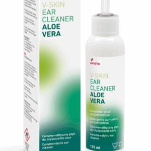 V-SKIN  Ear Cleaner Aloe Vera (засіб для чищення вух Алоє Вера) для собак і кішок 125 мл LIVISTO