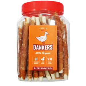 Смачні ласощі Dankers кальцієва паличка з філе качки для собак, 500 г