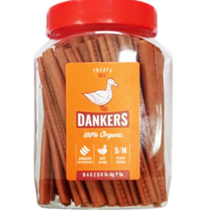 Смачні ласощі Dankers ковбаски з качки по-пекінськи для собак, 500 г