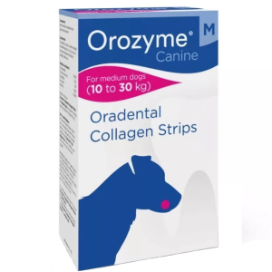 Жувальні смужки Orozyme М (Орозим) для гігієни ротової порожнини для собак 10 – 30 кг
