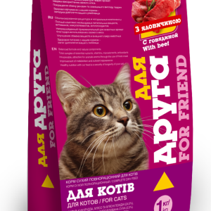 Корм Для Друга для котів (яловичина) 1 кг O.L.KAR.