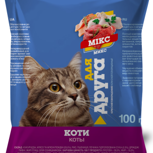 Сухий корм Для Друга для кішок мікс 100 г O.L.KAR.