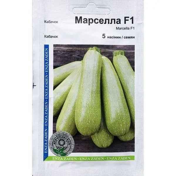 Насіння Кабачок Марселла F1 5 насінин Enza Zaden