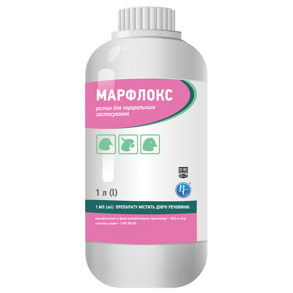 Марфлокс для лікування декоративних птахів 1 л Ветсинтез