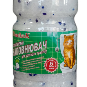 Силікагелевий наповнювач СмайліК для котячого туалету без аромата 3.6 л