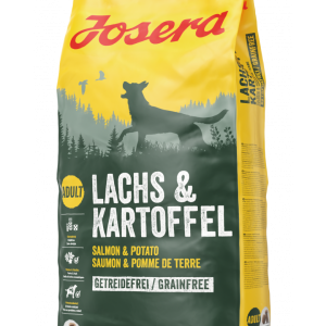 Сухий корм Josera Lachs & Kartoffel (Йозера з лососем та картоплею) без зернових для дорослих собак, 12.5 кг