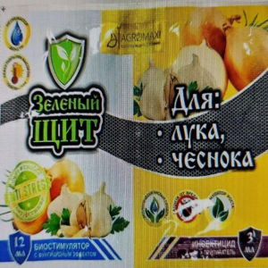 Рятівник від шкідників 3 мл+12 мл кап.муха. цибуля муха Зелений щит
