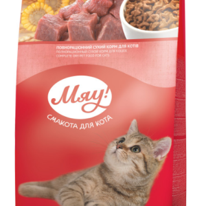 Сухий корм Мяу для дорослих кішок з індичкою 1 кг (на вагу)