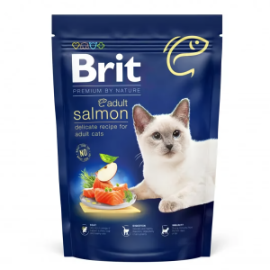 Сухий корм Бріт Brit Premium by Nature Cat Adult Salmon з лососем для котів, 800 г