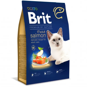 Сухий корм Бріт Brit Premium by Nature Cat Adult Salmon з лососем для котів, 1.5 кг