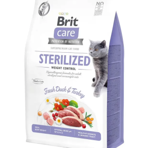 Сухий корм Бріт Brit Care Cat GF Sterilized Weight Control для стерилізованих кішок (контроль ваги), 2 кг