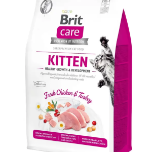 Сухий корм Бріт Brit Care Cat GF Kitten HGrowth and Development для кошенят (здоровий ріст і розвиток), 400 г