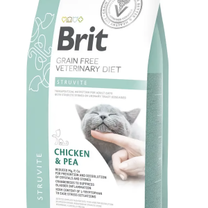 Лікувальний корм Бріт Brit GF Veterinary Diet Cat Struvite для кішок при сечокам'яній хворобі, 2 кг