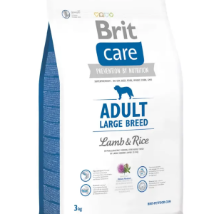 Сухий корм для дорослих собак великих порід Бріт Brit Care Adult Large Breed Lamb & Rice, 3 кг