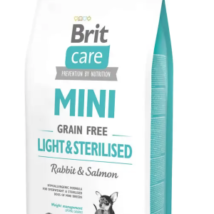 Корм Бріт Brit Care GF Mini Light&Sterilised сухий беззерновий для стерилізованих собак із надмірною вагою 7 кг