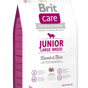 Сухий корм Бріт Brit Care Junior Large Breed Lamb & Rice для цуценят і молодих собак великих порід 3 кг