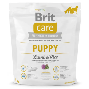 Сухий корм для цуценят усіх порід Бріт Brit Care Puppy All Breed Lamb & Rice 1 кг