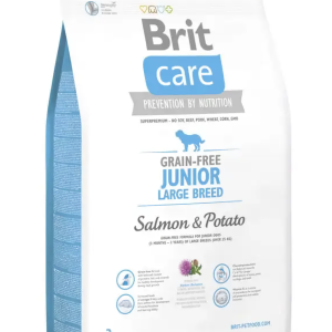 Сухий корм для цуценят гігантських порід Бріт Brit Care GF Junior Large Breed Salmon & Potato 3 кг