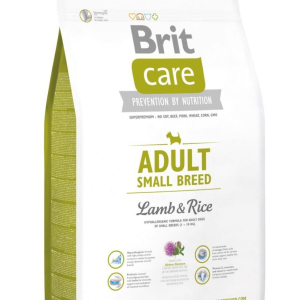 Сухий корм для дорослих собак дрібних порід Бріт Brit Care Adult Small Breed Lamb & Rice 3 кг