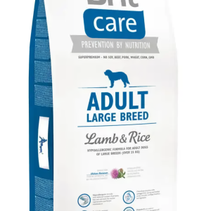 Сухий корм для дорослих собак великих порід Бріт Brit Care Adult Large Breed Lamb & Rice 12 кг