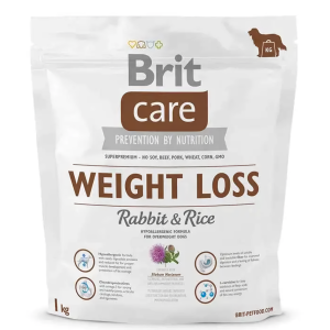 Сухий корм для собак із зайвою вагою Бріт Brit Care Weight Loss Rabbit & Rice 1 кг