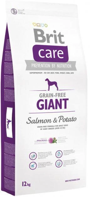Сухий корм Бріт Brit Care GF Giant Salmon & Potato для собак гігантських порід 12 кг