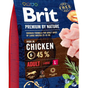 Сухий корм Бріт Brit Premium Adult L для дорослих собак великих порід, 3 кг