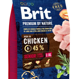 Сухий корм Бріт Brit Premium Senior L+XL для літніх собак великих і гігантських порід, 3 кг