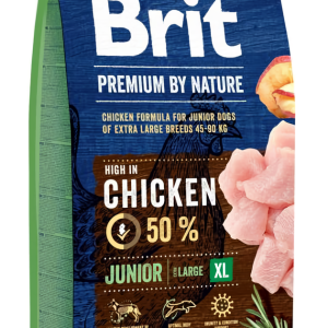 Сухий корм Бріт Brit Premium Junior XL для цуценят і молодих собак гігантських порід, 15 кг