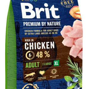 Сухий корм Бріт Brit Premium Dog Adult XL для дорослих собак, 3 кг