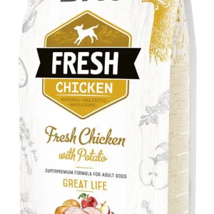Сухий корм для дорослих собак Бріт Brit Fresh Great Life з куркою та картоплею, 12 кг