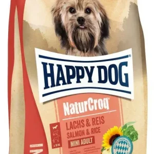 Сухий корм Happy Dog Naturcroq Mini Lachs & Reis для собак маленьких порід з лососем та рисом 4 кг