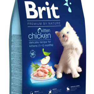 Сухий корм для кошенят Бріт Brit Premium by Nature Cat Kitten з куркою 8 кг