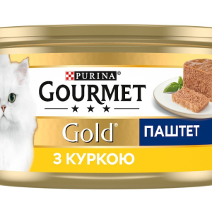Консерва Gourmet Gold (Гурмет Голд) для котів паштет з куркою мус 85 г