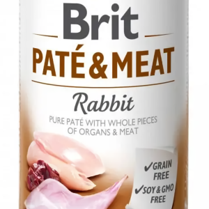 Вологий корм Бріт Brit Care Paté & Meat Dog Rabbit для собак із кроликом 400 г