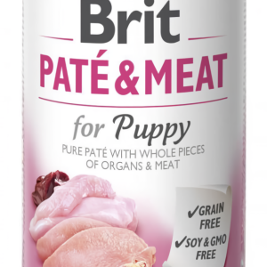 Консерви для цуценят Бріт Brit Pete & Meat Puppy Chicken & Turkey з куркою та індичкою, 400 г