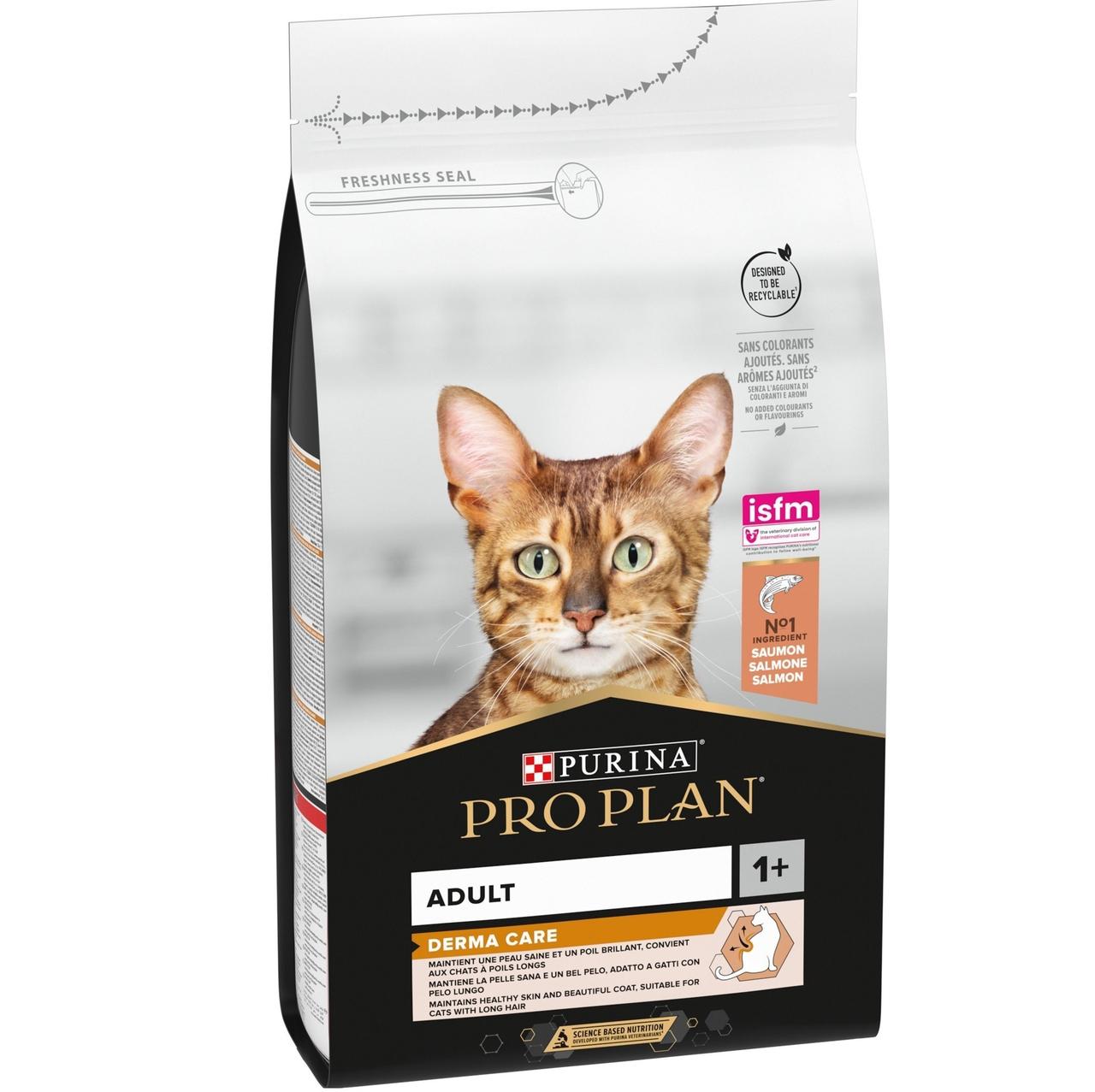 Сухий корм для котів Purina Pro Plan Adult Derma Care з лососем 1.5 кг