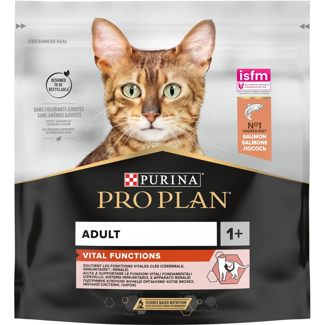 Сухий корм для дорослих котів Purina Pro Plan Adult Vital Functions з лососем 400 г
