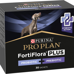 Пробіотик для дорослих собак та цуценят Purina Pro Plan FortiFlora Plus для підтримки нормальної міклофлори кишечника 30 шт по 2 г