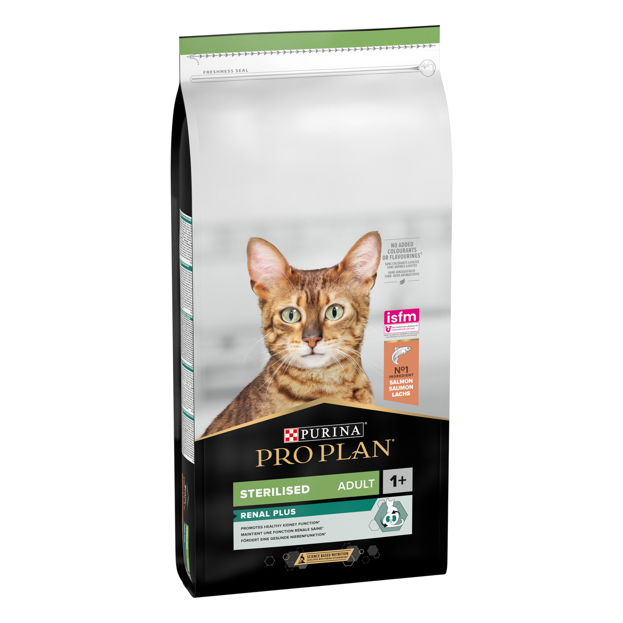 Сухий корм Purina Pro Plan Sterilised Adult Renal Plus для дорослих котів після стерилізації з лососем, 14 кг