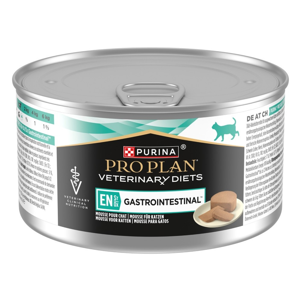 Корм PRO PLAN EN St/Ox Gastrointestinal Ветеринарна дієта для кошенят/котів для зменшення розладів кишкової абсорбації, 195 г