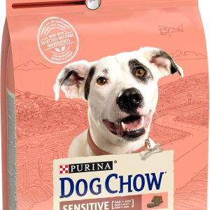 Сухий корм для дорослих собак Dog Chow Sensitive при чутливрму травленні з лососем, 2.5 кг