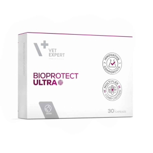 Vet Expert Bioprotect Ultra (Біопротект Ультра) добавка для собак із хронічними порушеннями шлунково-кишкової мікрофлори 30 капсул